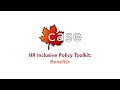 HR Inclusive Policy Toolkit #3: Benefits (English)