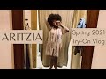 ARITZIA SPRING 2021 COLLECTION PETITE TRY-ON VLOG - WILFRED, SUNDAY BEST