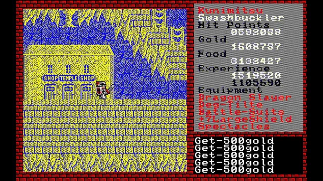 Play】PC-9801 聖戦士ダンバイン ～バイストンウェルの炎