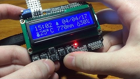 Компактная домашняя метеостанция на Arduino с часами реального времени