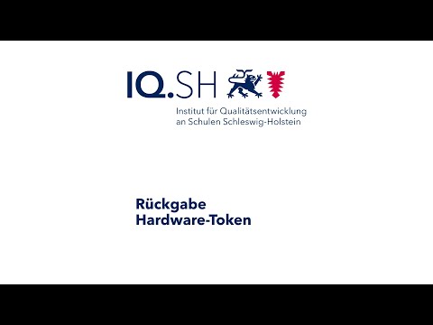 Schulportal SH - Rückgabe Hardware-Token