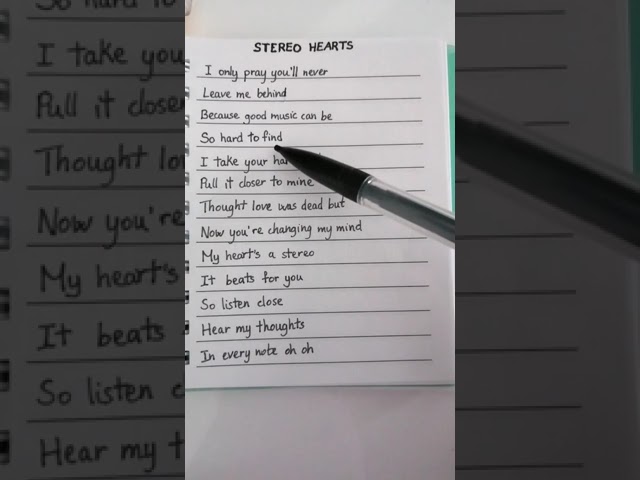 Gym Class Heroes - My heart stereo (Stereo Hearts) ft. Adam Levine | Lyrics Music 2021 class=