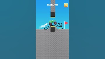 Draw Bridge Puzzle Game Level 191 #shorts