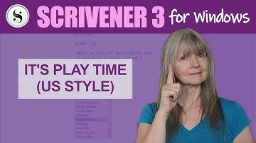 Scrivener 3 for Windows: Stage Play (US) Template