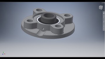 Học inventor cơ bản: Vẽ gối đỡ bằng inventor