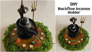 Backflow Incense Burner / LORD SHIVA / How To Make Clay Incense Holder | PritiSharma