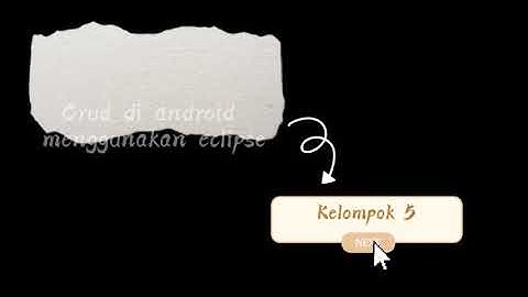 Crud android dengan eclipse