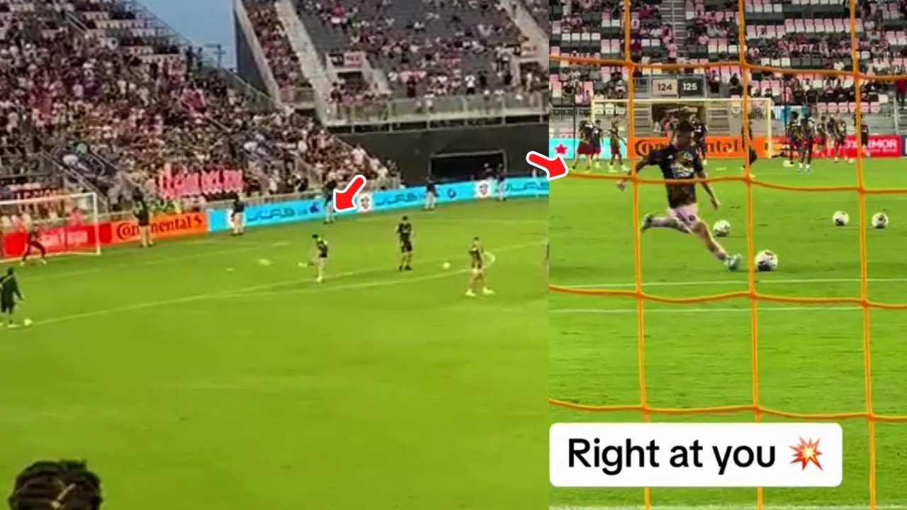 Lionel Messi's Long Range Shots Are Insane - YouTube