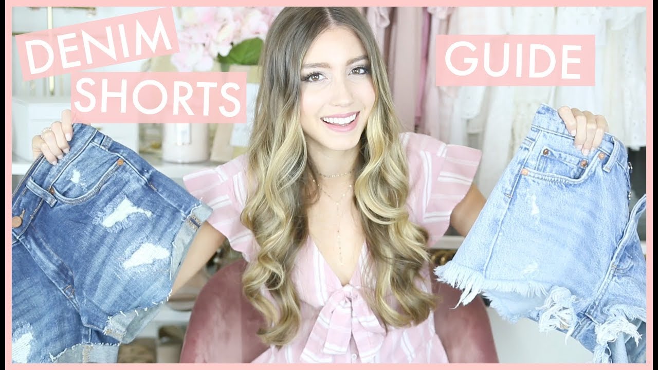 BEST DENIM SHORTS GUIDE + TRY ON - YouTube