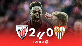 Athletic Club 2-0 Sevilla | Liga 2018-2019 | Doblete de Iñaki Williams