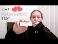 We're Having Our First Baby! {Live Test and Telling Husband/Family}