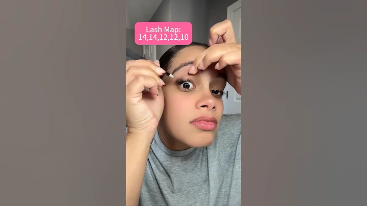 Lash map: 14,14,12,12,10😍😍#lashmapping #lashclusters #diylashextensions