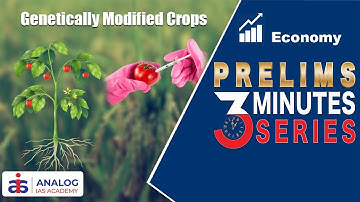 Genetically Modified Crops | Economy | Prelims 3 Minutes Series