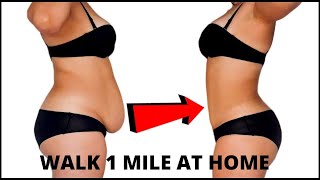 EXERCISES TO WALK 1 MILE AT HOME | WEIGHT LOSS |