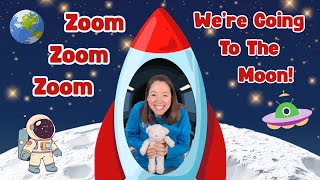 Zoom Zoom Zoom Were Going To The Moon Nursery Rhymes Action Songs For Kids
