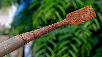 Antique Rusty Chisel Restoration | De Useful Hand