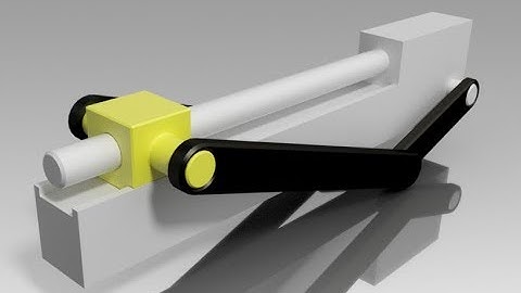 Slider crank - CATIA Tutorial (parts design) - PART 1