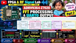 ADRV9364-Z7020 FPGA Tutorial Part 2 | FFT Processing, Frequency Detection & UART0 EMIO | Vivado