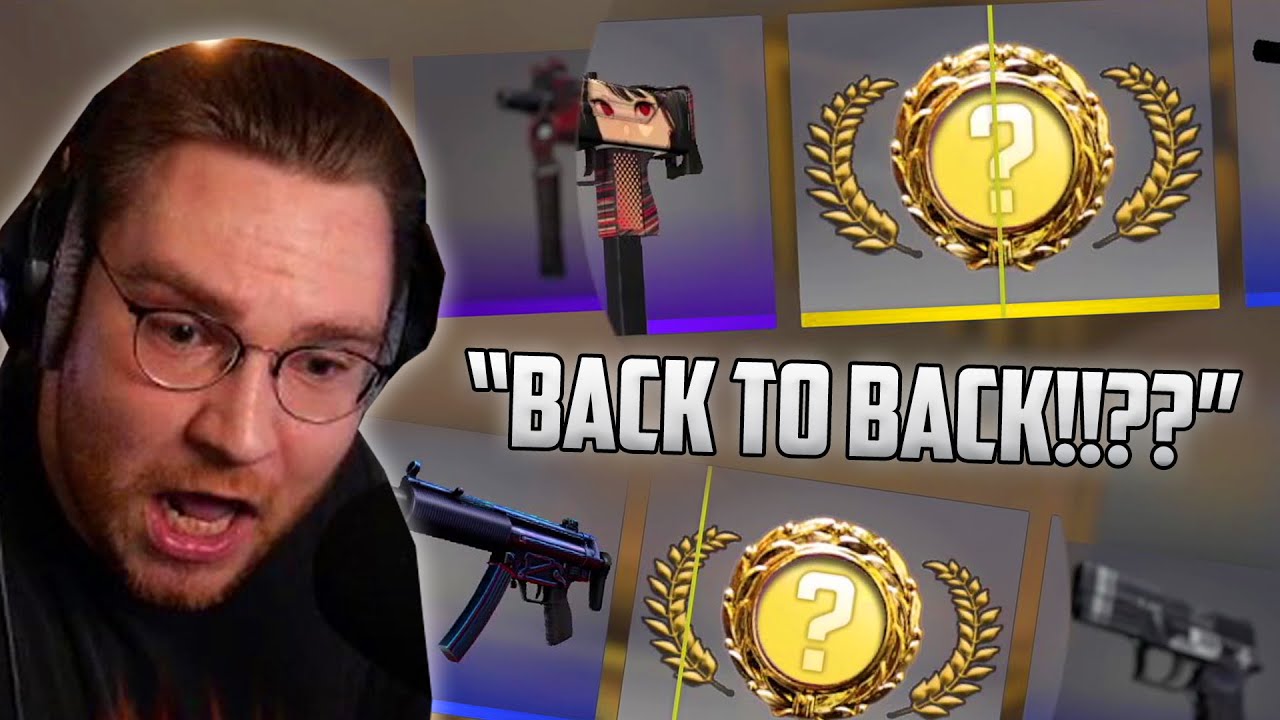 ohnePixel Unboxes Back To Back Golds (1 In 160000)
