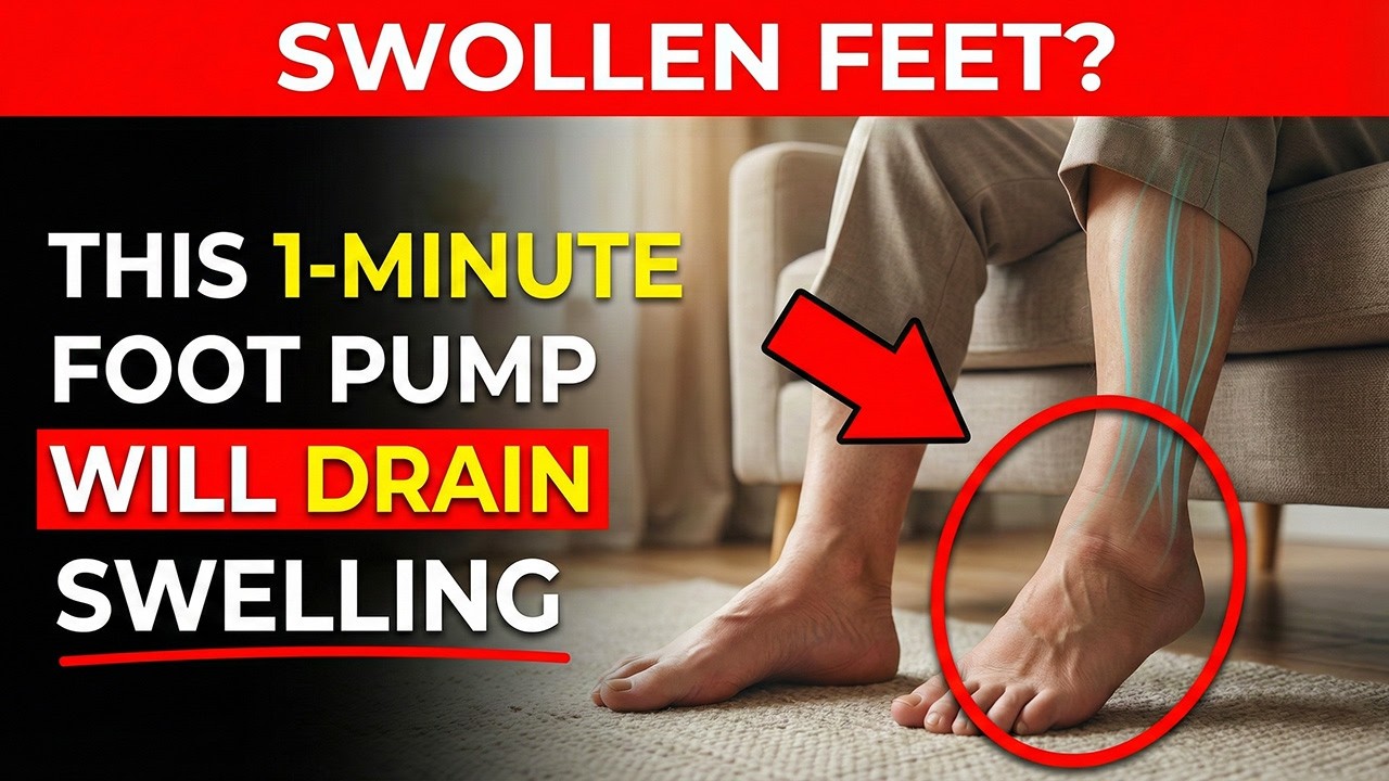 Over 60? The 1-Minute Foot Pump That DRAINS Swelling Fast | Senior Health Tips