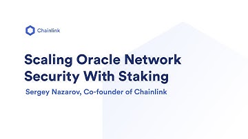 Scaling Oracle Network Security With Staking