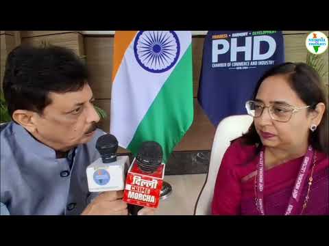 Interview of DR SHAILJA NAYYAR President,SDHA by Dr Rohitt Bhanddari at 34th ,KML,PHD CHAMBER