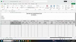 Cara Menyusun Daftar Urut Kepangkatan - DUK