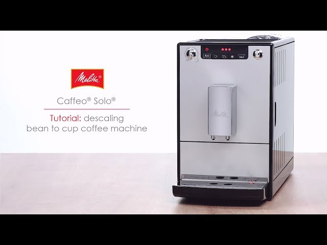 Caffeo® Solo® - Tutorial: descaling bean to cup coffee machine - YouTube