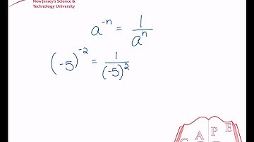 Positive and Negative Integer Exponents