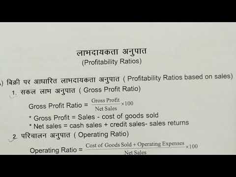 B.COM.3 MANAGEMENT ACCOUNTING ( UNIT-1) RATIO ANALYSIS ( PART-4) HINDI