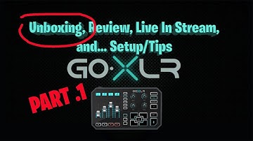 TC Helicon GoXLR Gaming Mixer Unboxing Part 1 by iDJMic