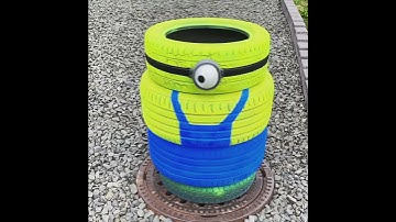 DIY Minions with moving eye