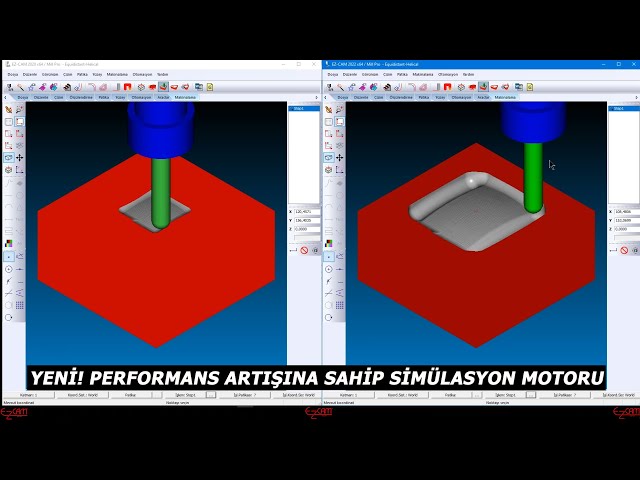 EZ-CAM 2022 Yenilikler v29 - Arttırılmış Simülasyon Performansı - Cnc Frezeleme -Cnc Tornalama - EDM