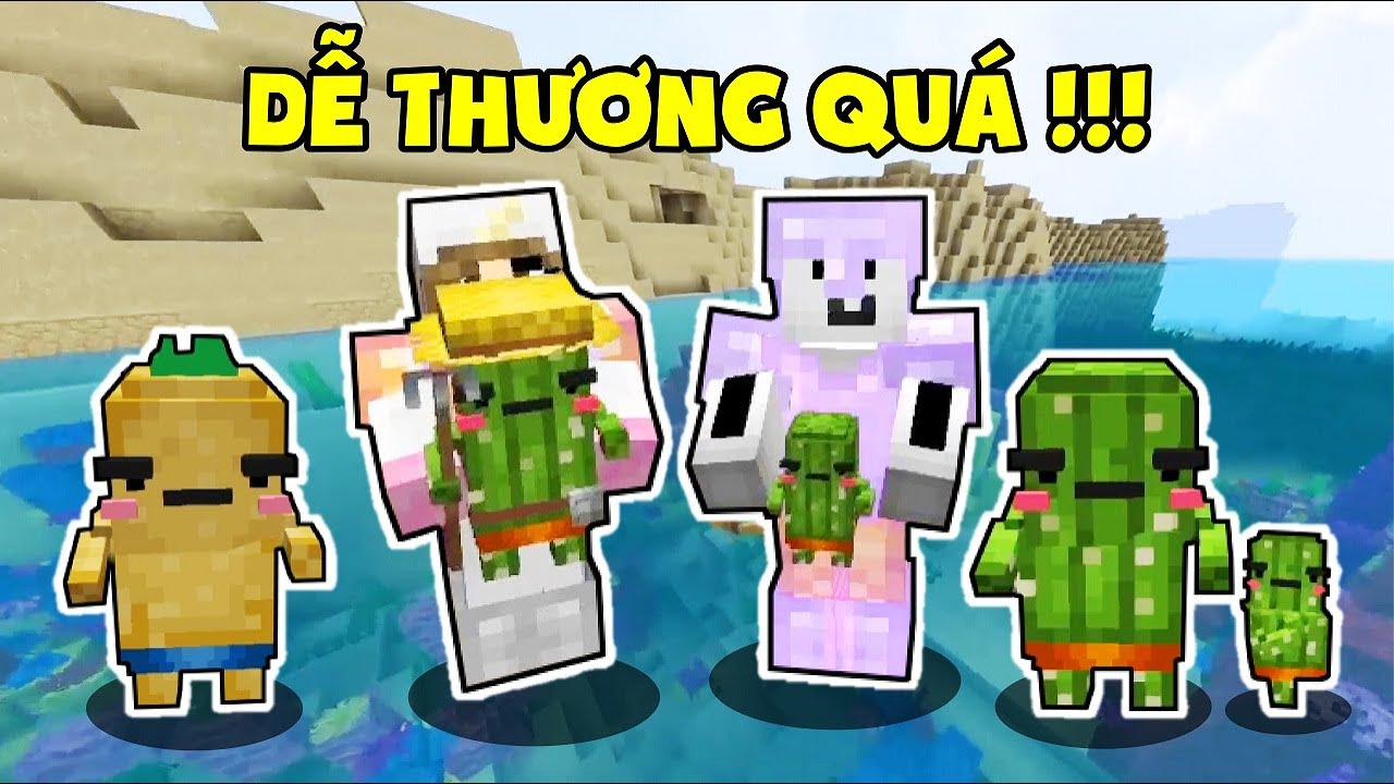 DÂN LÀNG KHOAI TÂY, CÀ RỐT, XƯƠNG RỒNG - MINECRAFT 100 NGÀY SINH TỒN ...