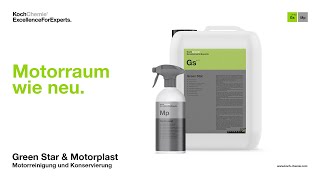 Motorraum reinigen & konservieren mit Koch Chemie Motorplast