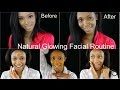 NATURAL GLOWING FACIAL ROUTING // DIY FACIAL SCRUB // DIY FACIAL MASK // DIY FACIAL MOISTURISER