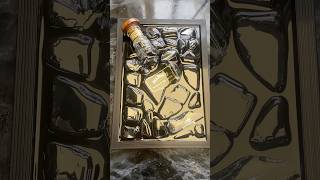 Jack Daniel’s Single Barrel Broken Bottle Art | Luxury Black Gold Epoxy Wall Art Reveal