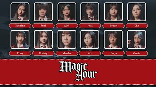 JKT48 - Magic Hour | [Color Coded Lyrics]