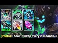My viewer told me to try this 1500+ HP Maokai Healing build every 2 seconds.. so I tried it