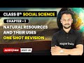 Natural Resources and Their Uses - One Shot Revision I Class 8 Social Science | Chapter 1 | CBSE