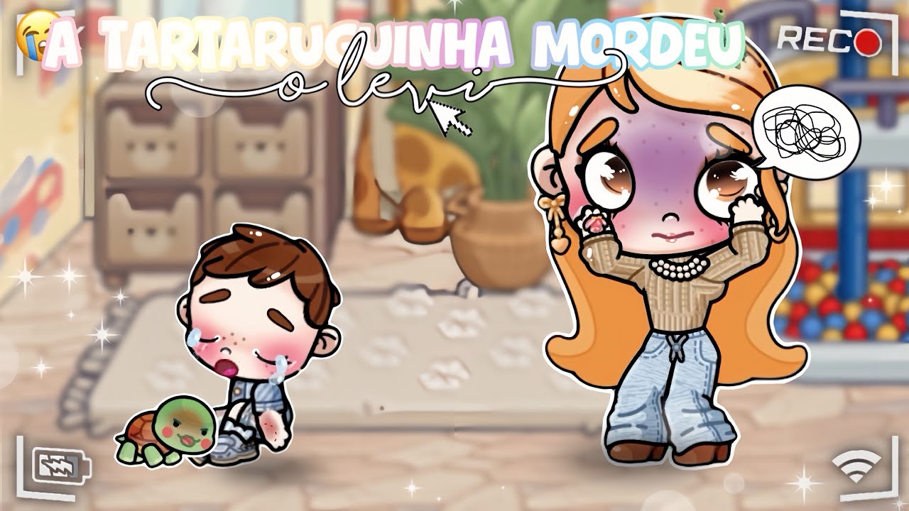 A TARTARUGUINHA MORDEU O LEVI 🐢😭😱 ||*VOICE*🎙️|| AVATAR WORLD 