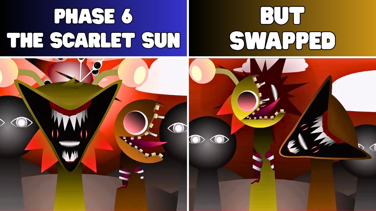 Incredibox Sprunki Phase 6: The Scarlet Sun – Original VS Swapped: Who ...