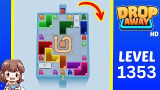 Drop Away Level 1353 Solution Walkthrough