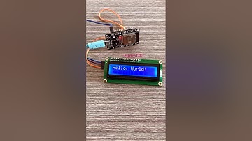Interfacing of I2C LCD display to Node MCU #shorts #arduinoproject #i2c #lcd #nodemcu #esp8266