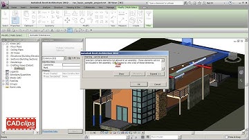 REVIT ARCH 2012 ASSEMBLIES 02 CREATE ASSEMBLY