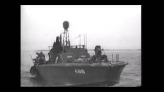 Elco PT-486 Operates as a Rescue Boat in Exercises at Rockland, ME in February 1945