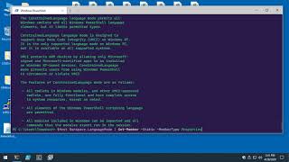 PowerShell Constrained Language Mode Enforcement and Bypass Deep Dive