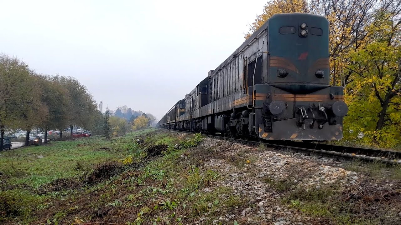 ŽS 661-138 & ŽS 661-124 ON FREIGHT CARS SLOWLY ENTERING THE CITY OF Niš | 19.11.2025.