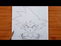 How to draw goku  goku step by step  easy for beginners