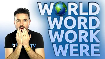 Were, Word, World, Work / Mejora tu PRONUNCIACIÓN en INGLÉS en 10 MINUTOS /Inglés Americano